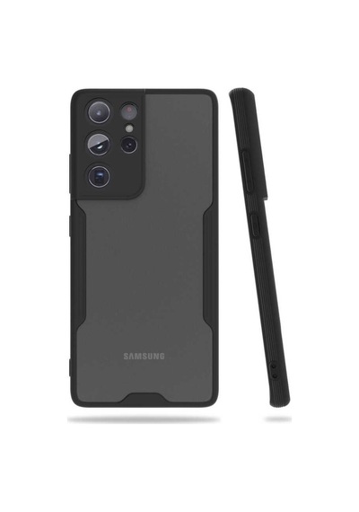 Galaxy S21 Ultra Kılıf Zore Parfe Kenarları Pastel Renk Silikon