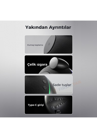 X16 Bluetooth Hoparlör Ve Qi2 25w Manyetik Kablosuz Şarj Cihazı Ortam Işıklı Tws