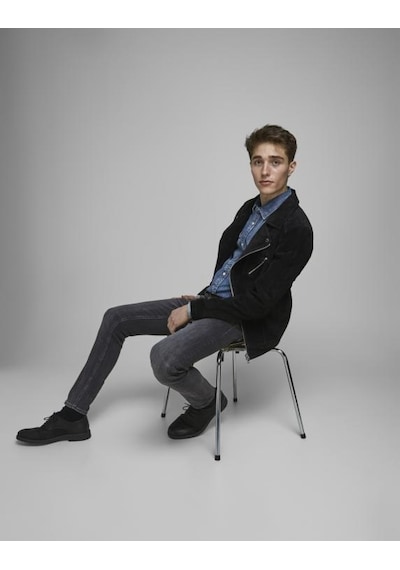Jack & Jones Jack&jones 12159030 Erkek Glenn Slim Black Denim Siyah Siyah