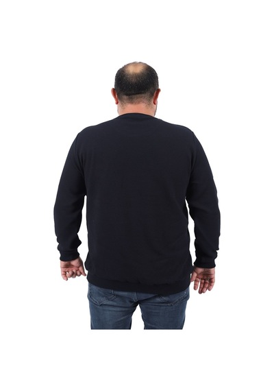 Moc Grande Mocgrande Gipeli Sweat Bisiklet Yaka Wreath 22713 Lacıvert Lacivert