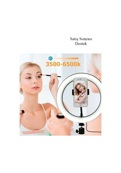 Ring Light Led Başlık, 10 İnç, Beyaz, Tüm Ring Light'lara Uyumlu