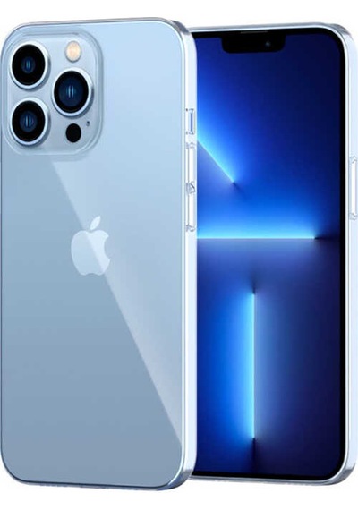 Apple Uyumlu iPhone 13 Pro Kılıf Zore Blok Kapak Renksiz