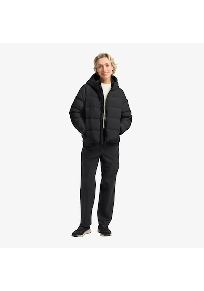 Jack Wolfskin Frozen Palace Kadın Siyah Ceket A65097 Çok Renkli