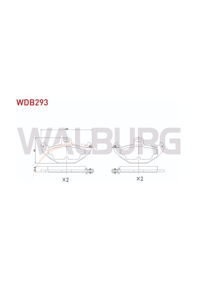 Disk Balata Renault Laguna I Arka - Walburg