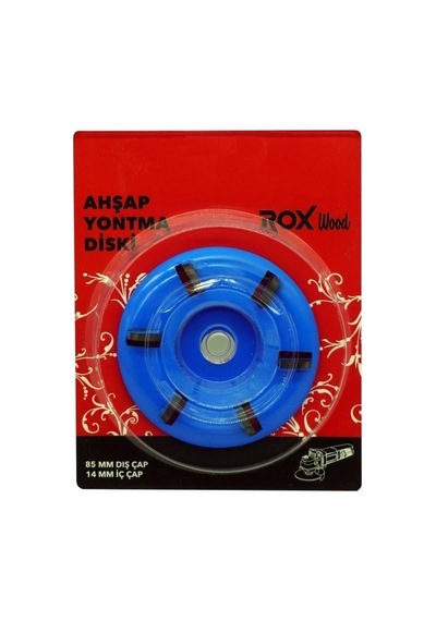 Rox Wood 0027 Ahşap Yontma Diski 85 Mm Taş Motoru Uyumlu Oyma Ve Şekillendirme Diski