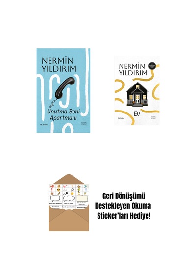 Unutma Beni Apartmanı Ciltli + Ev Ciltli + Okuma Sticker'ları