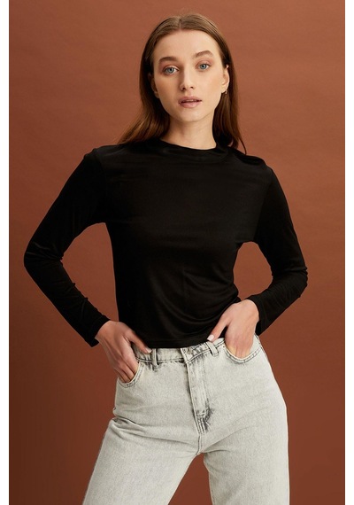 Alexandergardı Uzun Kollu Dik Yaka T-shirt B22-378a 001