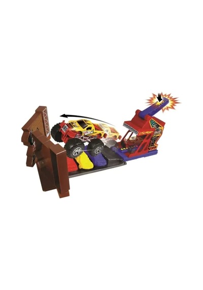 Express Wheels Die Cast Metal Araçlı Fırlatma Rampası