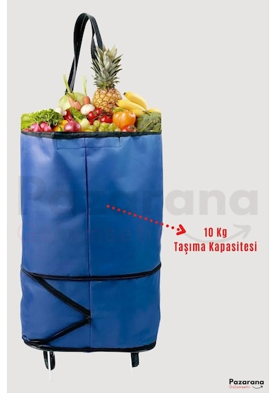 OverPazar Pazar Arabası Pazar Çantası Çok Amaçlı Çanta