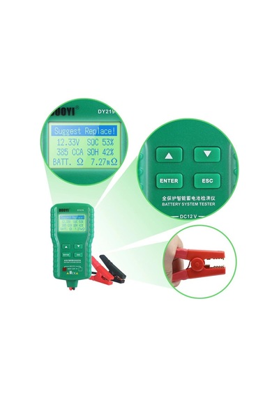 Duoyı Dy219 Dijital 12v Akü Test Cihazı