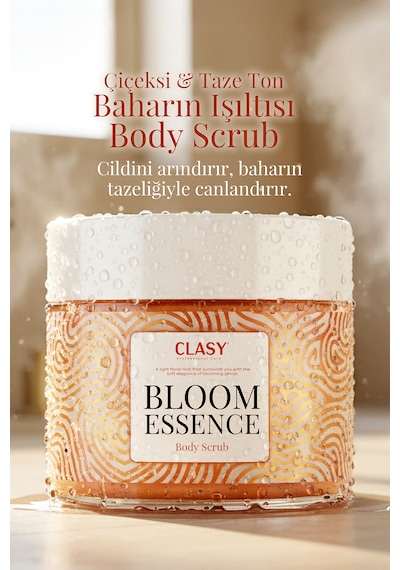 Clasy Care Bloom Essence Body Scrub Losyon