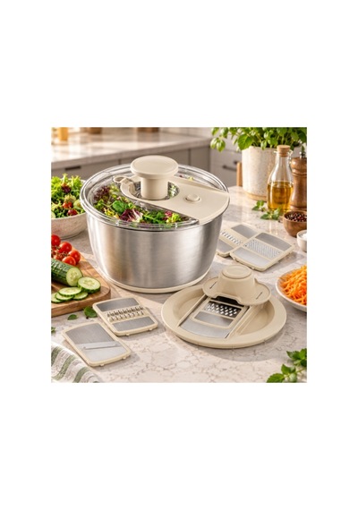 Spinner Salata Kurutma Ve Dilimleme Seti Tr-7993 Diğer