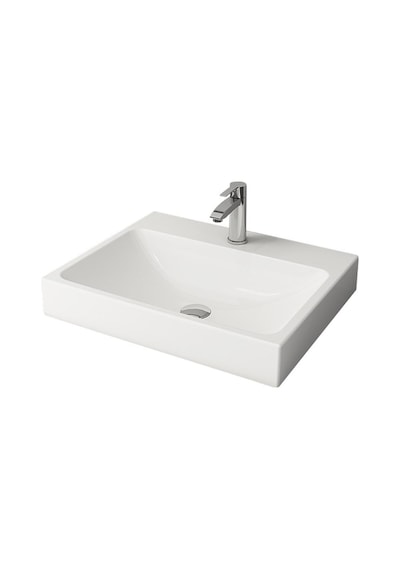 Bocchi Scala Tezgah Üstü Lavabo 60 CM Parlak Beyaz 1077-001-0126