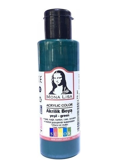 Südor Monalisa Akrilik Boya 6x70 Ml Şışe Ana Renkler / Sd1006 Çok Renkli