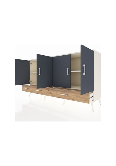 Hyperion Konsol 6 Raflı 3 Çekmeceli 4 Kapaklı 176x44x99 Aytaşı-an Aytaşı-antrasit/çam Hyperion Konsol 6 Raflı 3 Çekmeceli 4 Kapaklı 176x44x99 Aytaşı-an Aytaşı-antrasit/çam