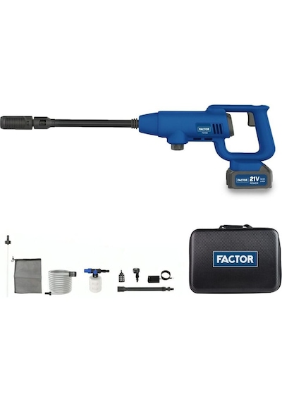 Factor FW45B 45Bar Basınçlı Akülü Yıkama Makinesi