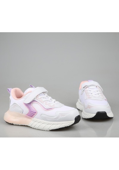 Cool Owen Beyaz Pudra Çocuk Sneakers Beyaz Pudra