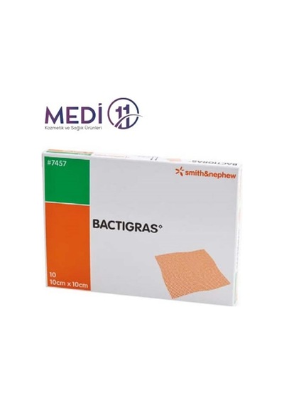 Bactigras Parafinli Antiseptik Tül Sargı Yara Bakım Örtüsü 10 x 10 CM
