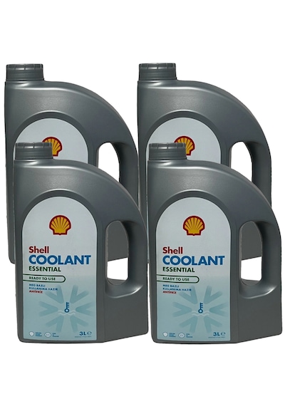 Shell Coolant Essential Mavi Hazır -37c Antifriz 4 X 3 Litre