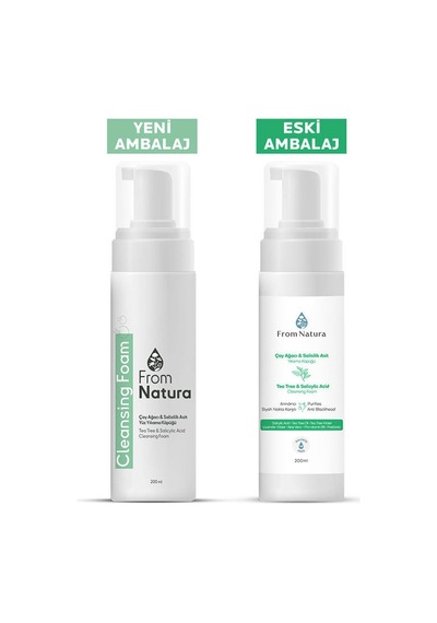From Natura Çay Ağacı Ve Salisilik Asit Yıkama Köpüğü 200 Ml