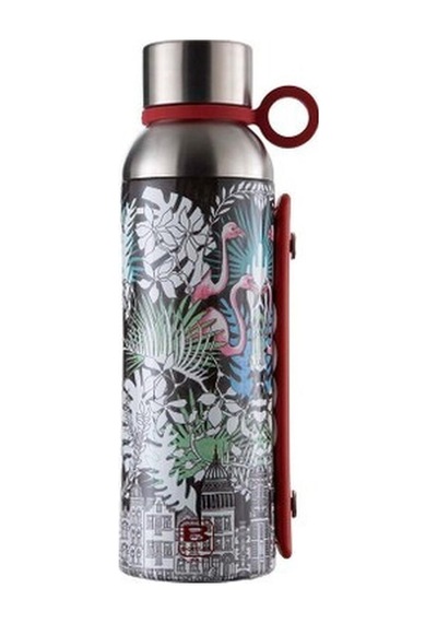 Bugatti Termo Taşıma Kulplu Paslanmaz Çelik Termos 1500ml Siyah - Yeşil