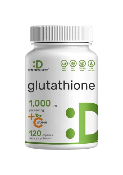 Deal Supplement Glutathione Glutatyon 1,000mg Antioxidant