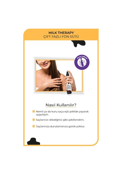 Morfose Milk Shake Therapy Fön Sütü 240 ML