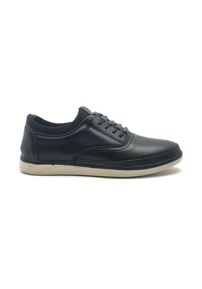 Dropland 7863 Hakiki Deri Erkek Casual Ayakkabı Siyah