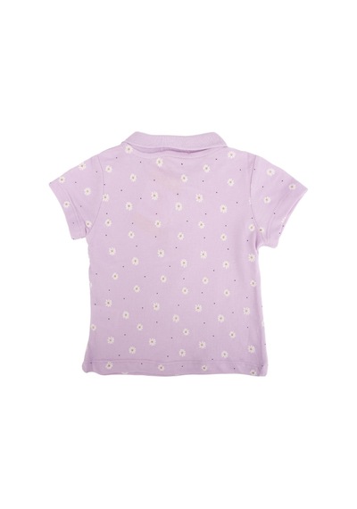 Bebelop Papatya Desenli Polo Yaka T-shirt 001