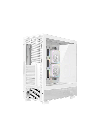 Fazeon F17 750w 80plus Bronze 3x120mm Argb Fanlı Atx Beyaz Bilgisayar Kasası