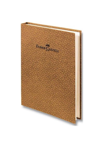 Bambu Seri Sert Kapak Gizli Spirallli A5 140 Yaprak Kareli Defter Kahve