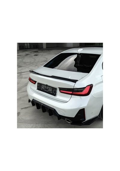 Bmw 3 Serisi G20 2018+ Spoiler Piano Black Bagaj Üstü Spoiler Eki