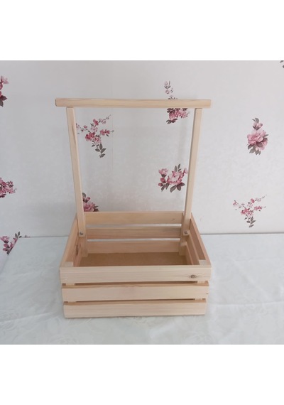 Wooden Destinty Ahşap Kasa - Bebek Kırk Sepeti - Baby Shower S... Ahşap