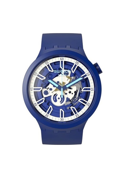 Swatch Big Bold Iswatch Blue Unisex Kol Saati SB01N102