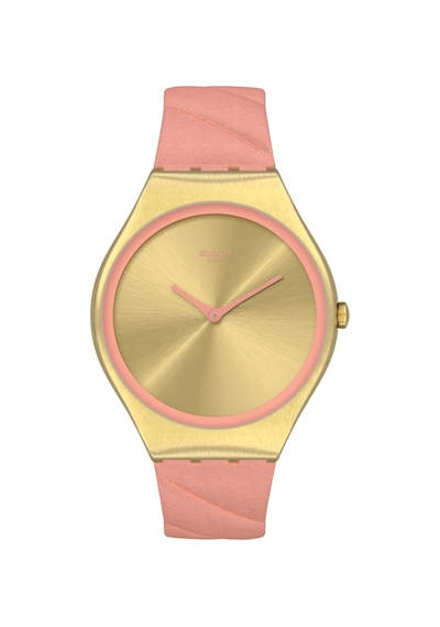Swatch Blush Quilted Bayan Kol Saati SYXG114