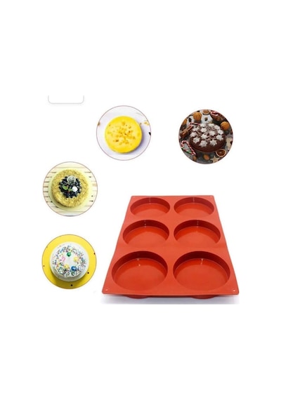 Silikon Yuvarlak Sabun, Mum, Epoksi Kalıbı Goldcakes