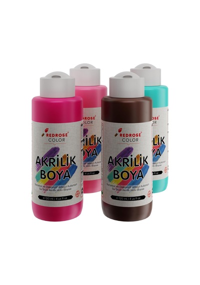 Tamamlayıcı Renkler Akrilik Boya 4'lü Set 4x120 Ml