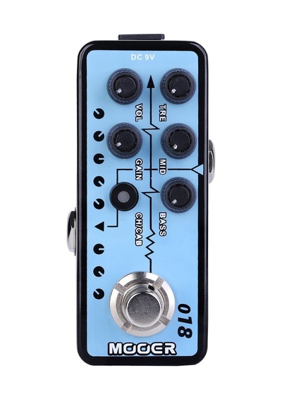 Mooer M018 Micro Preamp custom 100 Based Pedalı