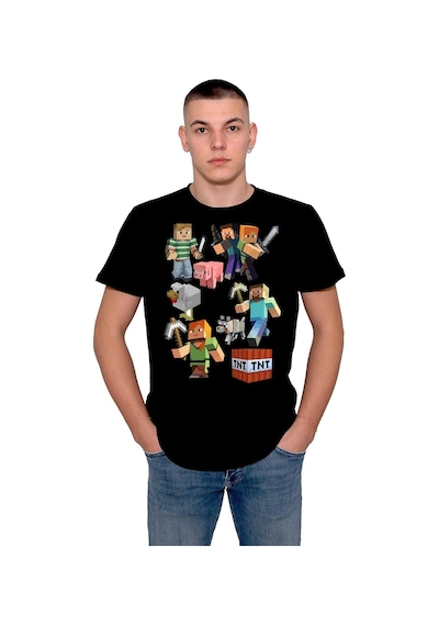 Minecraft Logo Lego Oyun Game Tişört Unisex T-shirt 001