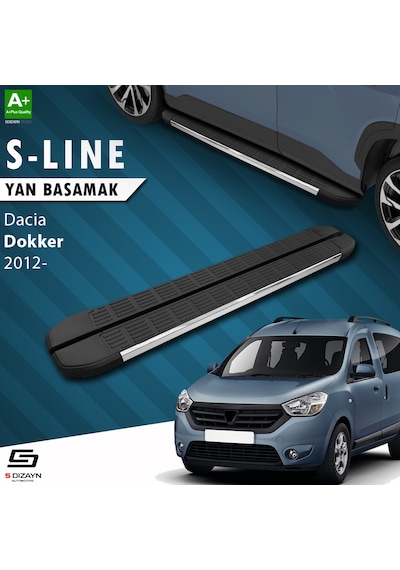S-dizayn Dacia Dokker S-line Krom Yan Basamak 203 Cm 2012 Üzeri