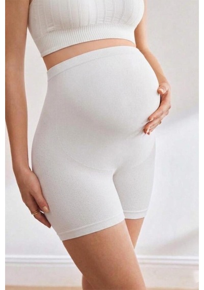 Fit Women Hamile Slip Külot Hamile Lohusa Yüksek Bel Külot 1020-Beyaz