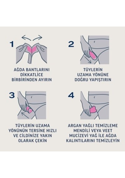 Hipoalerjenik Ağda Bandı 16'lı Bikini Ve Koltuk Altı Bölgesi Temizleme