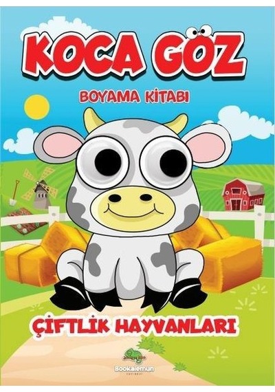 Koca Göz Boyama Kitabı - Çiftlik Hayvanları- Bookalemun Yayınları