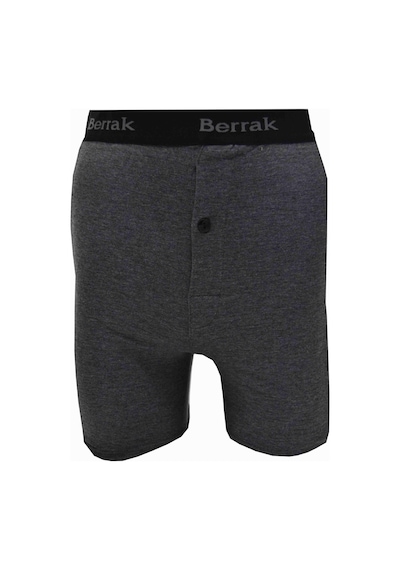 Erkek Likralı Düğmeli 3 Lü Boxer Berrak-1059 001