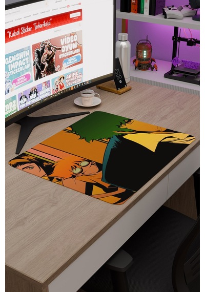 Cowboy Bebop Anime V2 - 48x40 Xl Gaming Kauçuk Kaymaz Taban Mouse Pad Fare Altlığı