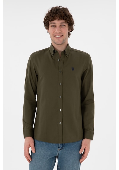 U.s. Polo Assn. Erkek Koyu Haki Gömlek Basic 50306338-vr111 Koyu Haki U.s. Polo Assn. Erkek Koyu Haki Gömlek Basic 50306338-vr111 Koyu Haki