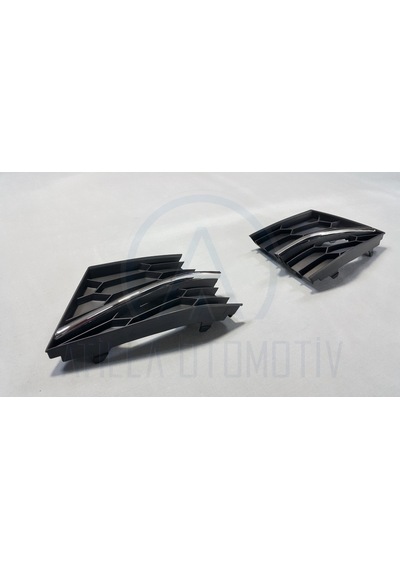 2 x SKODA SUPERB 3V 15-20 TAMPON IZGARASI NİKELAJLI SOL-SAĞ TAKIM