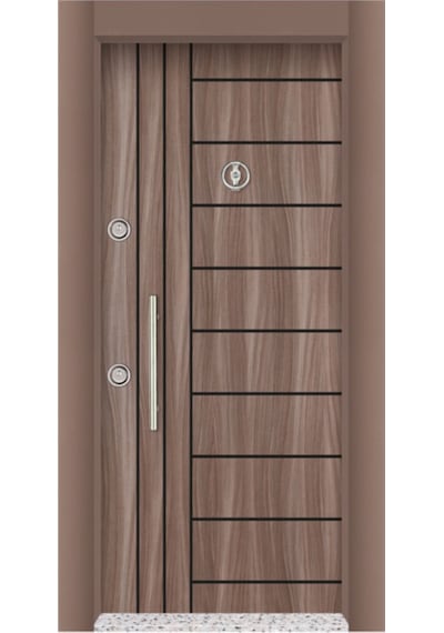 MONO ÇELİK KAPI  MN-1806 SAĞ Daire Giriş Kapısı, Çelik Kapı