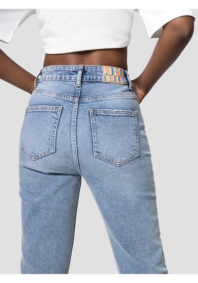 Tho 90's Mom Regular Fit Kadın Pantolon Mavi