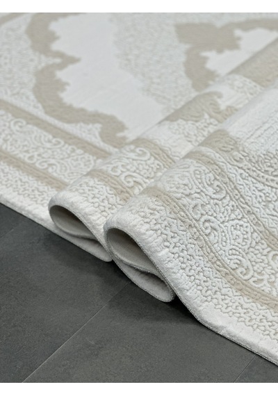 Woolen Halı Palace Modern Akrilik Halı 4854 Bej Renkli